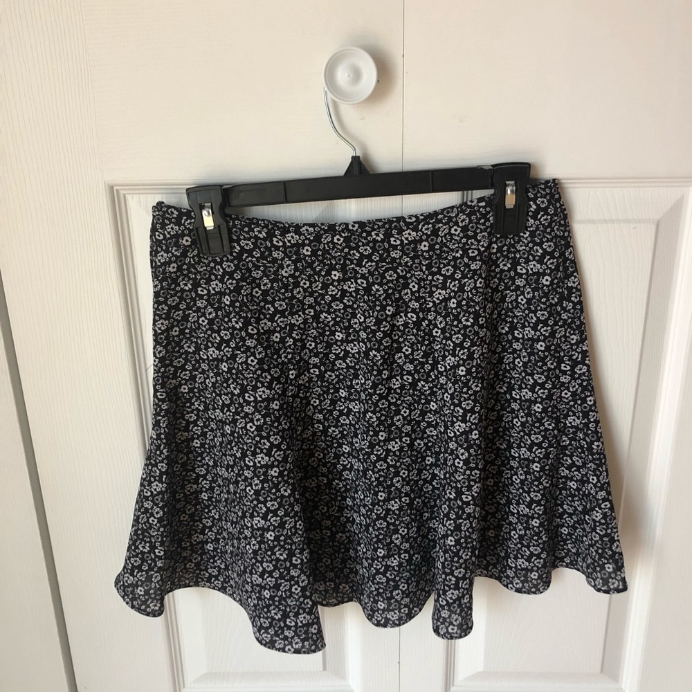 floral patterned skirt